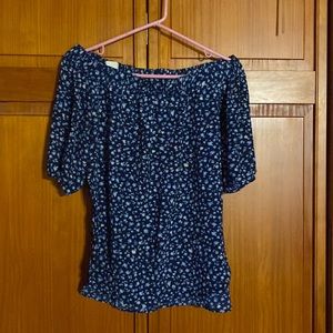 Michael Kors Top - off the shoulder and 3/4 length sleeves